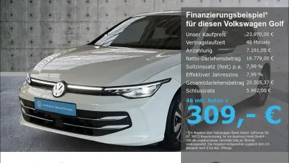 Gebraucht VW Golf VIII Goal 116 PS (85 kW) 2025 Weiß Limousine