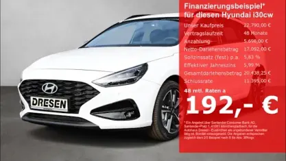 Brugt Hyundai i30 Advantage 140 HK (102 kW) 2025 Hvid Stationcar