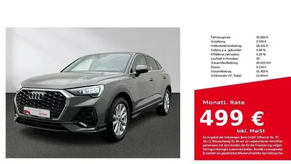 Chronosgrau metallic Gebraucht 2021 Audi Q3 Sportback Ambiente SUV | 31.880 € (Fairer Preis)