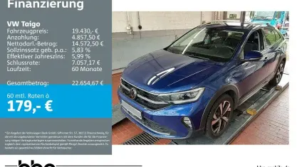 Gebraucht VW Taigo Style 110 PS (80 kW) 2022 Blau SUV