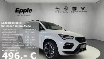 Neu Cupra Ateca 190 PS (139 kW) 2025 Weiß SUV