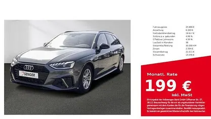 Gebraucht Audi A4 S-Line 150 PS (110 kW) 2023 Daytonagrau perleffekt Kombi