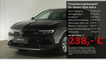 Gebraucht Opel Astra Elegance 131 PS (96 kW) 2023 Kombi