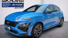 Surfy blue / met Gebraucht 2022 Hyundai Kona N Line SUV | 26.990 € (Fairer Preis)