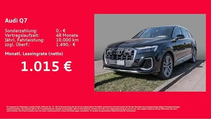 Neu Audi Q7 Ambiente 394 PS (289 kW) 2025 Schwarz SUV