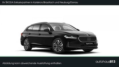 Neu Skoda Superb Selection 150 PS (110 kW) 2026 Onyxschwarz metallic Kombi