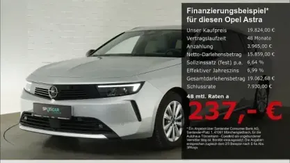 Brugt Opel Astra Elegance 131 HK (96 kW) 2023 Sølv Stationcar