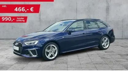 Gebraucht Audi A4 Ambiente 204 PS (150 kW) 2022 Navarrablau metallic Kombi