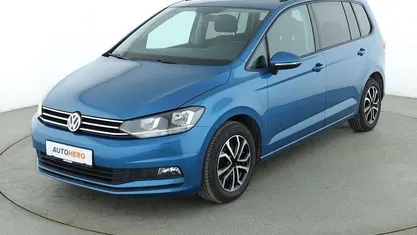 Gebraucht VW Touran Comfortline 150 PS (110 kW) 2020 Blau Van / Kleinbus