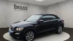 Deep black perleffekt/schwarz Gebraucht 2021 VW T-Roc Cabriolet R-line Cabrio | 23.400 € (Superpreis)