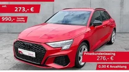 Gebraucht Audi A3 S-Line 116 PS (85 kW) 2023 Rot Limousine
