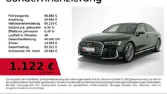 Mythosschwarz metallic Gebraucht 2022 Audi S8 Ambiente Limousine | 89.888 € (Fairer Preis)