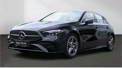 Gebraucht Mercedes A200 AMG 163 PS (119 kW) 2025 Unilack nachtschwarz Limousine