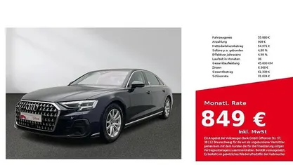 Gebraucht Audi A8L Ambiente 286 PS (210 kW) 2023 Firmamentblau metallic Limousine
