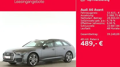 Grau Gebraucht 2022 Audi A6 Basis Kombi | 33.799 € (Fairer Preis)