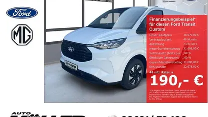 Weiss Neu 2025 Ford Transit Custom Trend Van | 38.979 € (Superpreis)