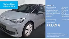 Grau Gebraucht 2024 VW ID.3 Pro Kleinwagen | 30.780 € (Fairer Preis)