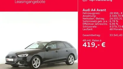Gebraucht Audi A4 Advanced 204 PS (150 kW) 2022 Kombi
