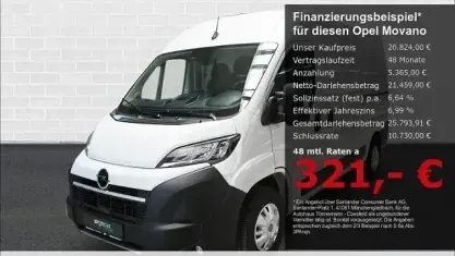 Gebraucht Opel Movano 140 PS (102 kW) 2025 Cassablanca weiß (metallic) Van