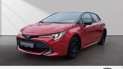Gebraucht Toyota Corolla Team 122 PS (89 kW) 2020 3u5)/ black mica (209) (rot Limousine