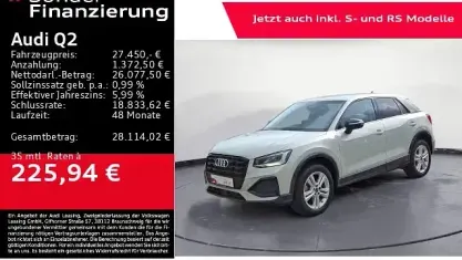 Gebraucht Audi Q2 Advanced 116 PS (85 kW) 2025 Silber SUV