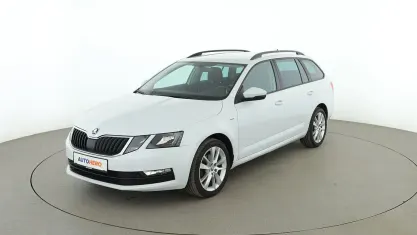 Gebraucht Skoda Octavia Clever 116 PS (85 kW) 2018 Weiß Kombi