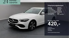Polarweiss Gebraucht 2024 Mercedes C200 Avantgarde Kombi | 36.450 € (Fairer Preis)