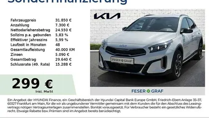 Deluxe weiss Gebraucht 2025 Kia XCeed GT-Line SUV | 31.850 € (Fairer Preis)