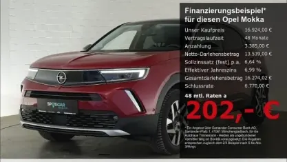 Używany Opel Mokka Elegance 136 KM (100 kW) 2023 Czerwony SUV