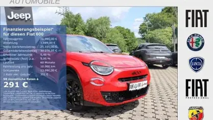 Neu Fiat 600 Sport 145 PS (106 kW) 2026 Passione rot SUV