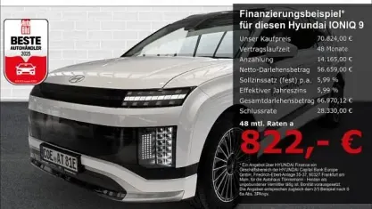 Second-hand Hyundai Ioniq 9 225 kW (307 CP) 2025 Alb SUV