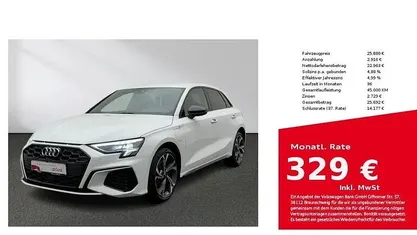 Weiß Gebraucht 2022 Audi A3 Sportback e-tron S-Line Kleinwagen | 25.880 € (Guter Preis)