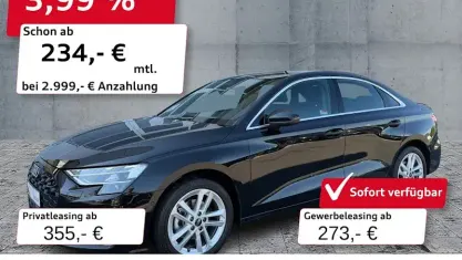 Gebraucht Audi A3 Advanced 150 PS (110 kW) 2025 Mythosschwarz metallic Limousine
