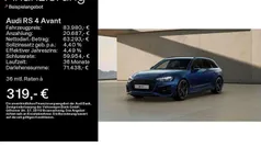 Navarrablau metallic Gebraucht 2024 Audi RS4 Ambiente Kombi | 83.980 € (Fairer Preis)