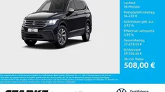 Schwarz (deep black perleffekt) Gebraucht 2024 VW Tiguan Allspace Life SUV | 37.540 € (Fairer Preis)