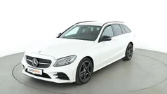 Weiß Gebraucht 2020 Mercedes C300 AMG line Kombi | 29.610 € (Fairer Preis)