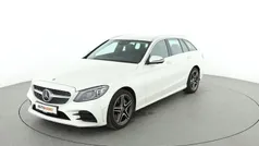 Weiß Gebraucht 2021 Mercedes C300 AMG line Kombi | 34.020 € (Guter Preis)