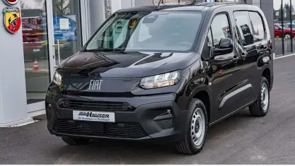 Uusi Fiat Doblò 102 HP (75 kW) 2025 Musta Tila-auto