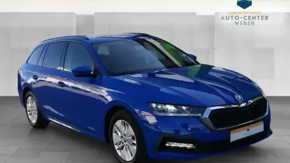 Second-hand Skoda Octavia Ambition 150 CP (110 kW) 2022 Albastru Break