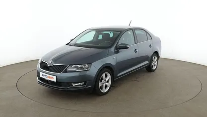 Gebraucht Skoda Rapid Clever 95 PS (69 kW) 2018 Grau Kleinwagen
