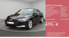 Mythosschwarz metallic Gebraucht 2025 Audi A3 Advanced Plus Limousine | 32.750 € (Fairer Preis)