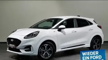Gebraucht Ford Puma ST-Line X 125 PS (91 kW) 2024 Weiß, frozen white SUV