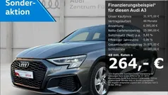 Grau Gebraucht 2023 Audi A3 Sportback S-Line Limousine | 31.975 € (Fairer Preis)
