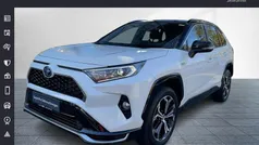 Novaweiß perleffekt / dach schwarz Gebraucht 2021 Toyota RAV4 Hybrid Style SUV | 39.980 € (Fairer Preis)