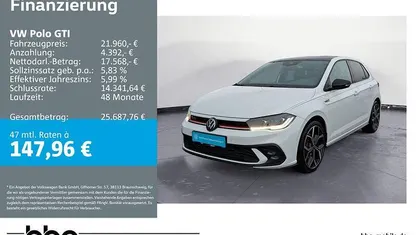 Gebraucht VW Polo GTI 207 PS (152 kW) 2022 Weiß Limousine