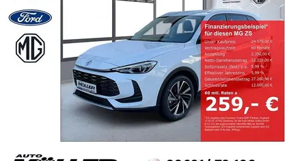 Weiss Gebraucht 2025 MG ZS Luxury SUV | 24.579 € (Fairer Preis)