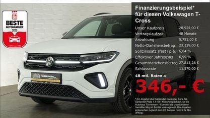 Używany VW T-Cross R-line 150 KM (110 kW) 2025 Biały SUV