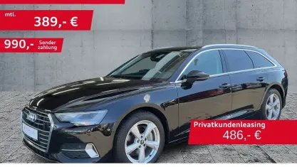 Gebraucht Audi A6 Sport 245 PS (180 kW) 2022 Mythosschwarz metallic Kombi