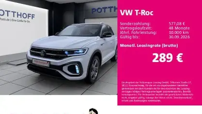 Gebraucht VW T-Roc R-line 150 PS (110 kW) 2023 Pure white SUV