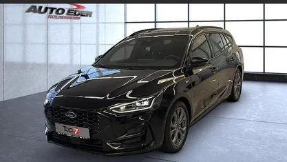 Obsidian schwarz (metallic) Gebraucht 2023 Ford Focus ST-Line Kombi | 23.880 € (Guter Preis)